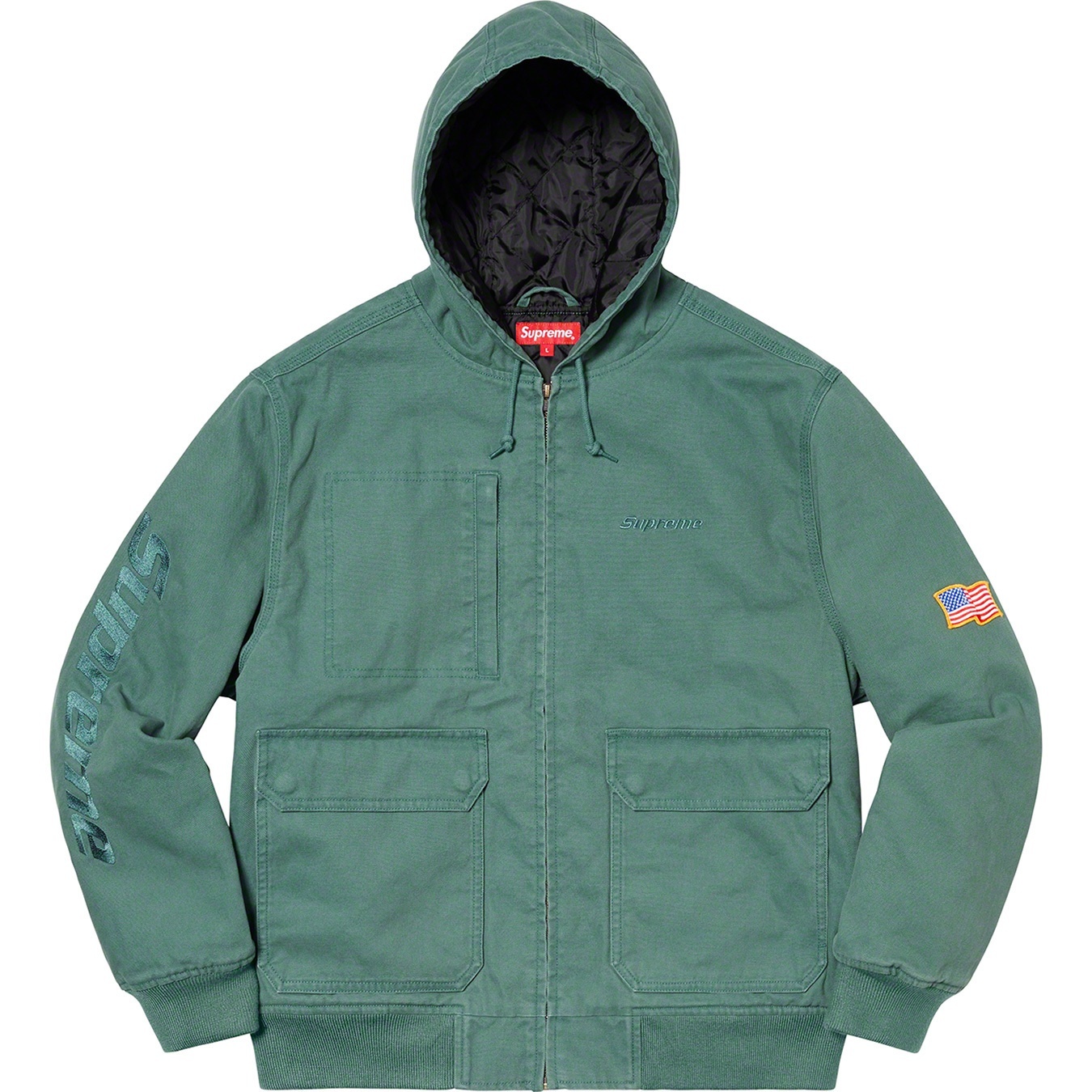 Canvas Hooded Work Jacket view 16